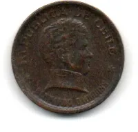 Chile - 1942 - 20 Centavos - Foto 2