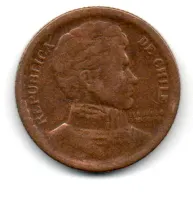 Chile - 1942 - 1 Peso - Foto 2