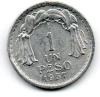 Chile - 1957 - 1 Peso