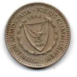 Chipre - 1968 - 25 Mils