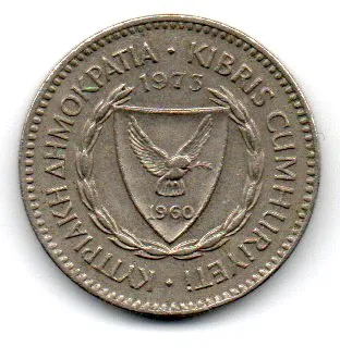 Chipre - 1973 - 50 Mils