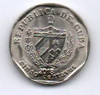 Cuba - 2018 - 5 Centavos