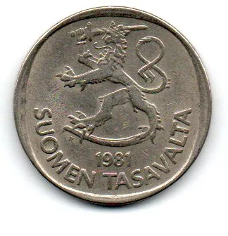 Finlândia - 1981 - 1 Markka