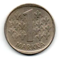 Finlândia - 1981 - 1 Markka - Foto 2