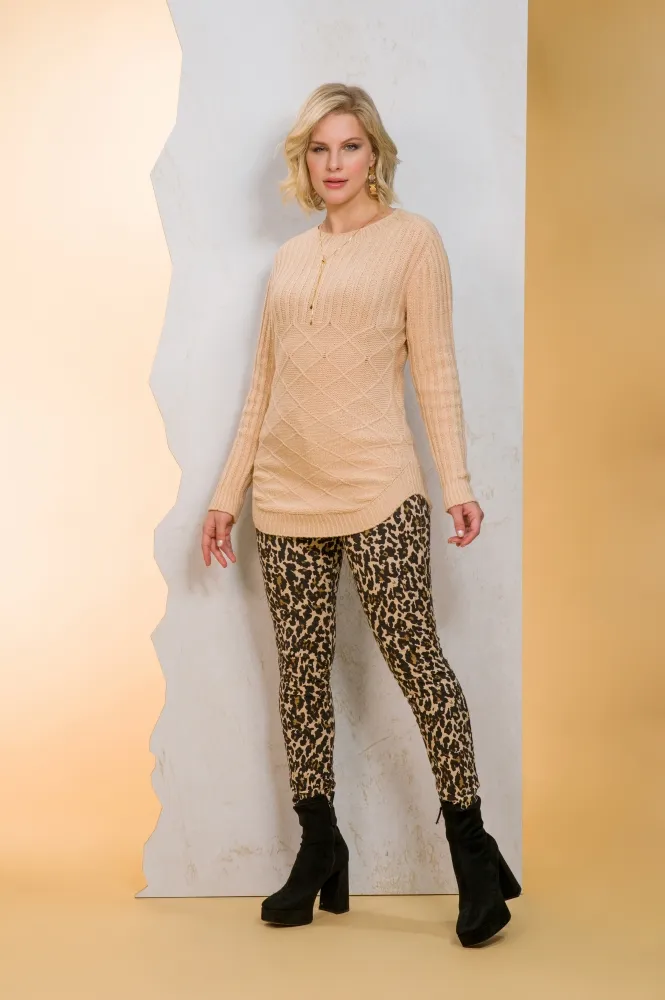 Vestlegguing tricot mousse GM 1329 Tam M