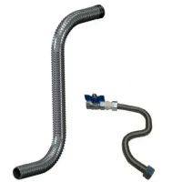 KIT INSTALAÇÃO FLEXÍVEL AÇO INOX 2'' - SODRAMAR 