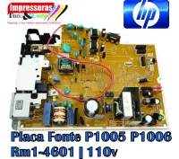 Placa fonte HP Laserjet P1005 P1006 Rm1-4601 | 110v