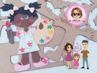 G1.239  Gabarito de Moldes em MDF Turminha da Odette - Foto 3