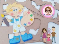 G1.239  Gabarito de Moldes em MDF Turminha da Odette - Foto 4