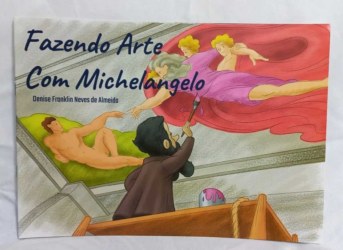 Livro Fazendo Arte com Michelangelo