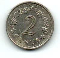 Malta - 1972 - 2 Cents - Foto 2
