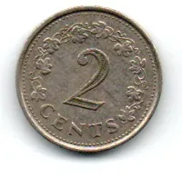 Malta - 1972 - 2 Cents - Foto 2