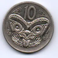 Nova Zelândia - 1980 - 10 Cents - Foto 2