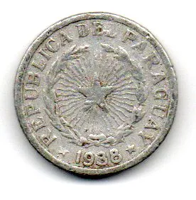 Paraguai - 1938 - 1 Peso