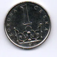 República Tcheca - 2002 - 1 Koruna - Foto 2