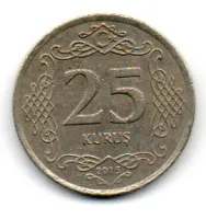 Turquia - 2015 - 25 Kurus