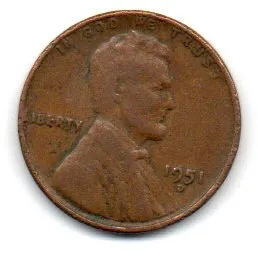 Estados Unidos - 1951D - 1 Cent