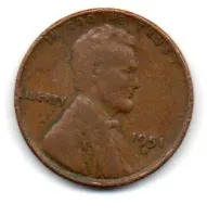 Estados Unidos - 1951D - 1 Cent