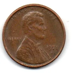 Estados Unidos - 1971S - 1 Cent