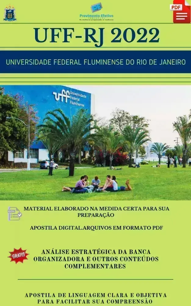 Apostila UFF RJ Nutricionista 2023 Imagem