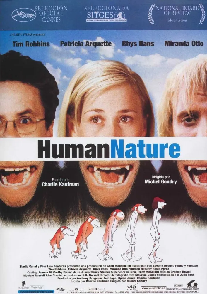 A Natureza Quase Humana (2001) Michel Gondry DVD - legendas em português Imagem