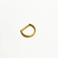 Argola D em Titânio PVD GOLD LISA Clicker 1.2mm - TIT23 - Foto 4