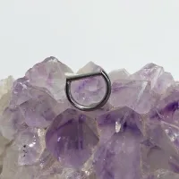 Argola D em Titânio LISA Clicker 1.2mm x 08mm  TIT18 - Foto 3