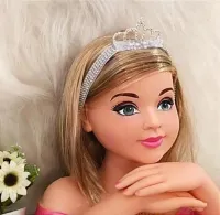 Tiara Faixa Strass Coroa Prata