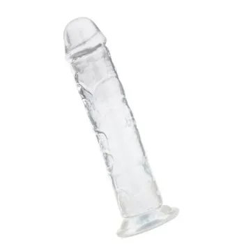 Pênis Silicone Translúcido com Ventosa 16 x 3cm - DI-003 - Foto 2