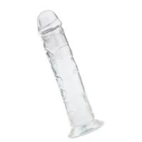 Pênis Silicone Translúcido com Ventosa 16 x 3cm - DI-003 - Foto 2