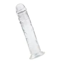 Pênis Silicone Translúcido com Ventosa 20 x 4,5cm - DI-005 - Foto 2