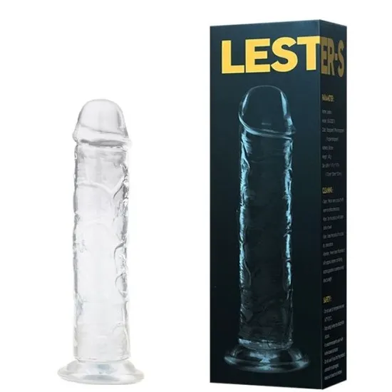 Pênis Silicone Translúcido com Ventosa 16 x 3cm – DI-003