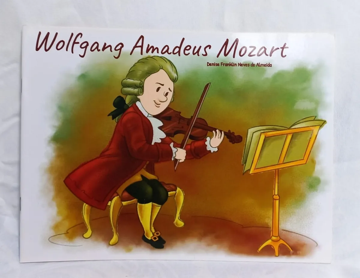Livro Wolfgang Amadeus Mozart Imagem