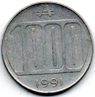 Argentina - 1991 - 1000 Australes