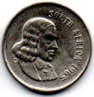 África do Sul - 1965 - 5 Cents