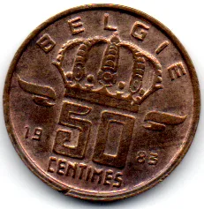 Bélgica - 1983 - 50 Centimes