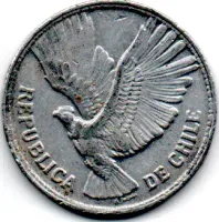 Chile - 1956 - 5 Pesos - Foto 2