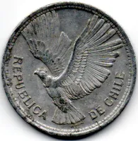 Chile - 1958 - 10 Pesos - Foto 2