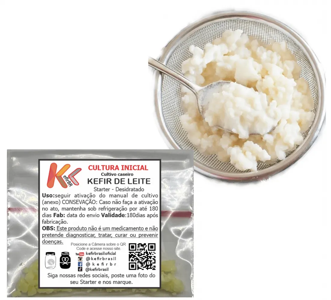 Doação de KEFIR DE LEITE - Bichinho do Iogurte