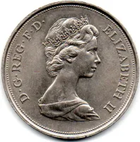 Reino Unido - 1972 - 25 Pence (Royal Silver Wedding Anniversary) - Foto 2