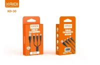 Cabo USB para Micro 3A Kaidi KD-30 100cm