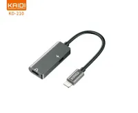 Adaptador Lightning par Lightning Duplo Kaidi KD-210 - Foto 2