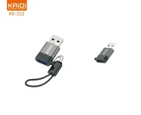 Adaptador USB para Tipo-C Kaidi KD-222 - Foto 2