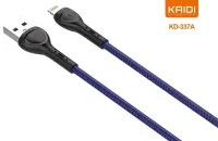 Cabo USB para Lightning Kaidi KD-337A 100cm - Foto 3