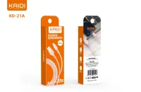 Cabo USB para Lightning Kaidi KD-21A 100cm - Foto 7