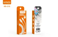 Cabo USB para Micro Kaidi KD-21S 100cm - Foto 3