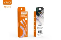 Cabo USB para Tipo-C Kaidi KD-21C 100cm - Foto 9
