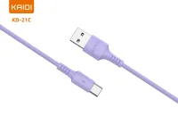 Cabo USB para Tipo-C Kaidi KD-21C 100cm - Foto 10