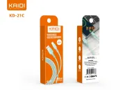 Cabo USB para Tipo-C Kaidi KD-21C 100cm - Foto 11