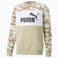 Moletom Puma Ess+ Camo Crew Masculino Bege